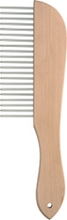 Holzgriffkamm, grobe Zahnung, 22,5 cm