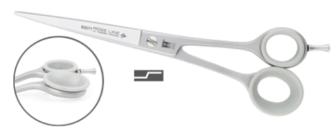 Roseline 82077 Haarschere 7,5", geknickter Halm