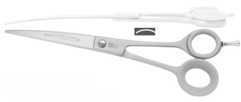 Roseline 82076 Haarschere 7,5" gebogen mit Haken