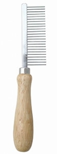 HPP Kamm Holzgriff, grobe Zahnung, ca. 19,5 cm
