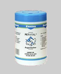 PETVITAL Feuchttücher für Augen 120 Stck