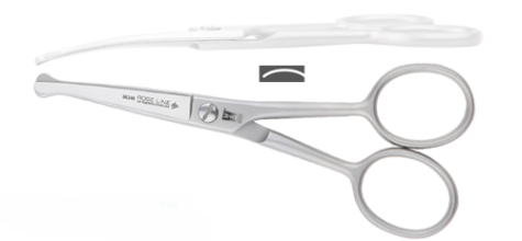 Roseline 86346 Haarschere 4,5" gebogen