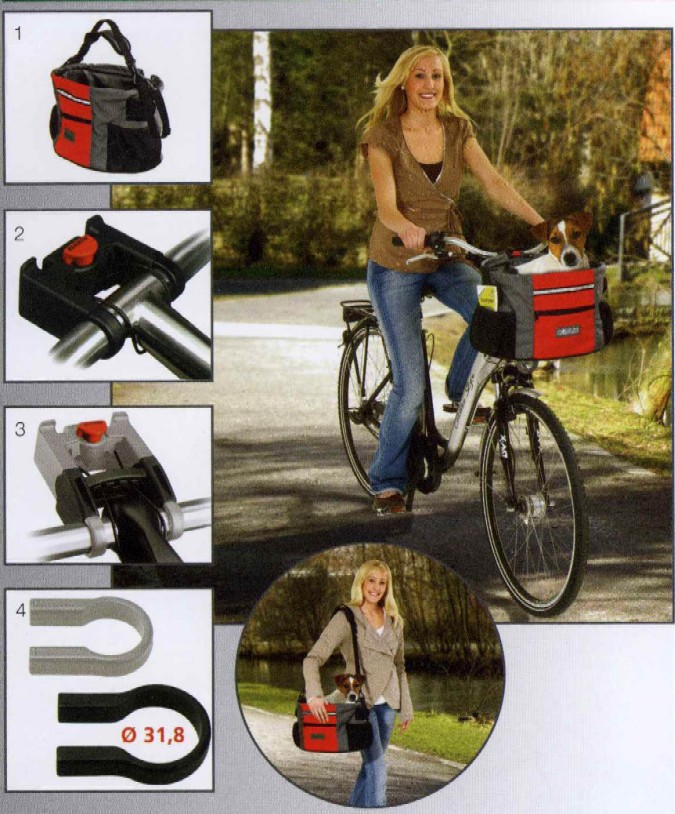 DOGGY-TRAVEL JUNIOR Klickfix  Lenkeradapter