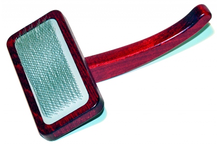 Maxi Pin Slicker Brush aus Buchenholz, groß Bürstenfeld 11x4,5 cm NEU!